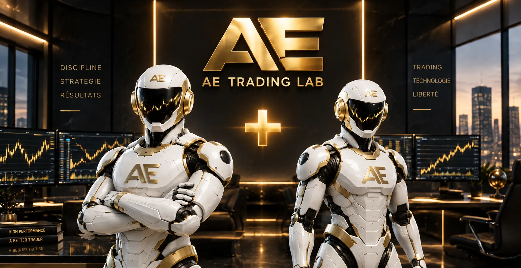 AE-V4 et AE-Ultron, illustration des deux robots